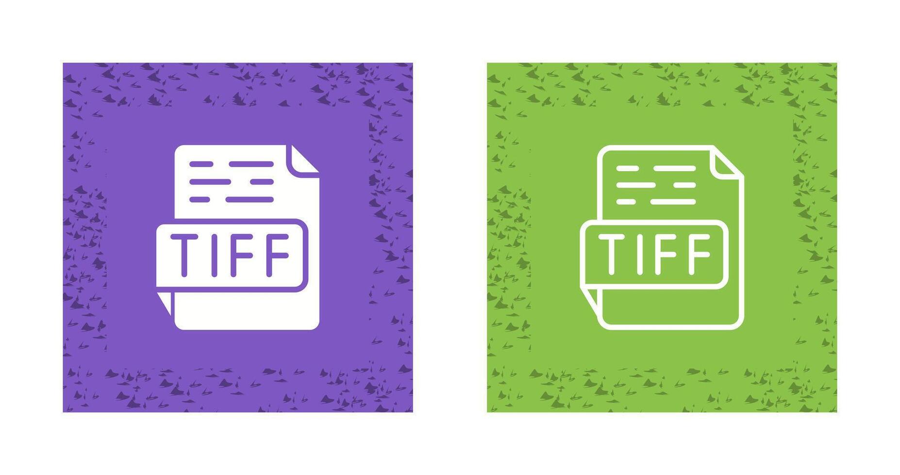 tiff vector icoon