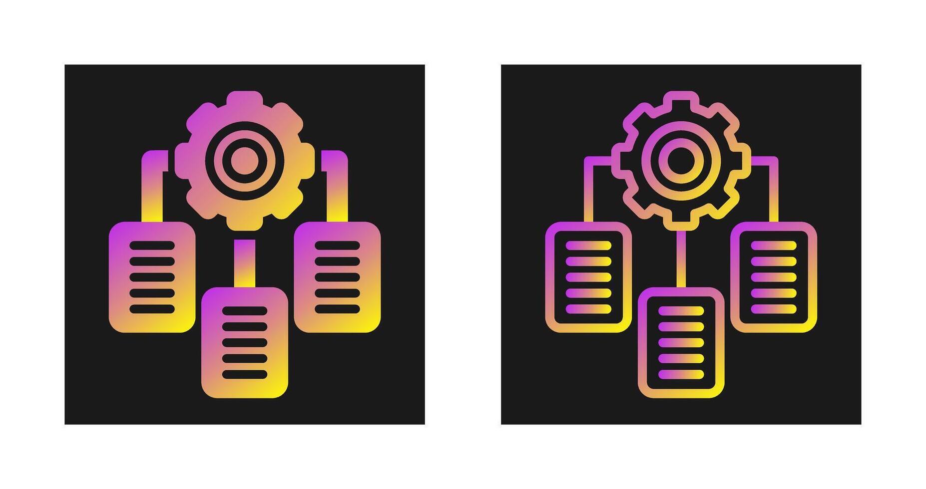 document integratie vector icoon