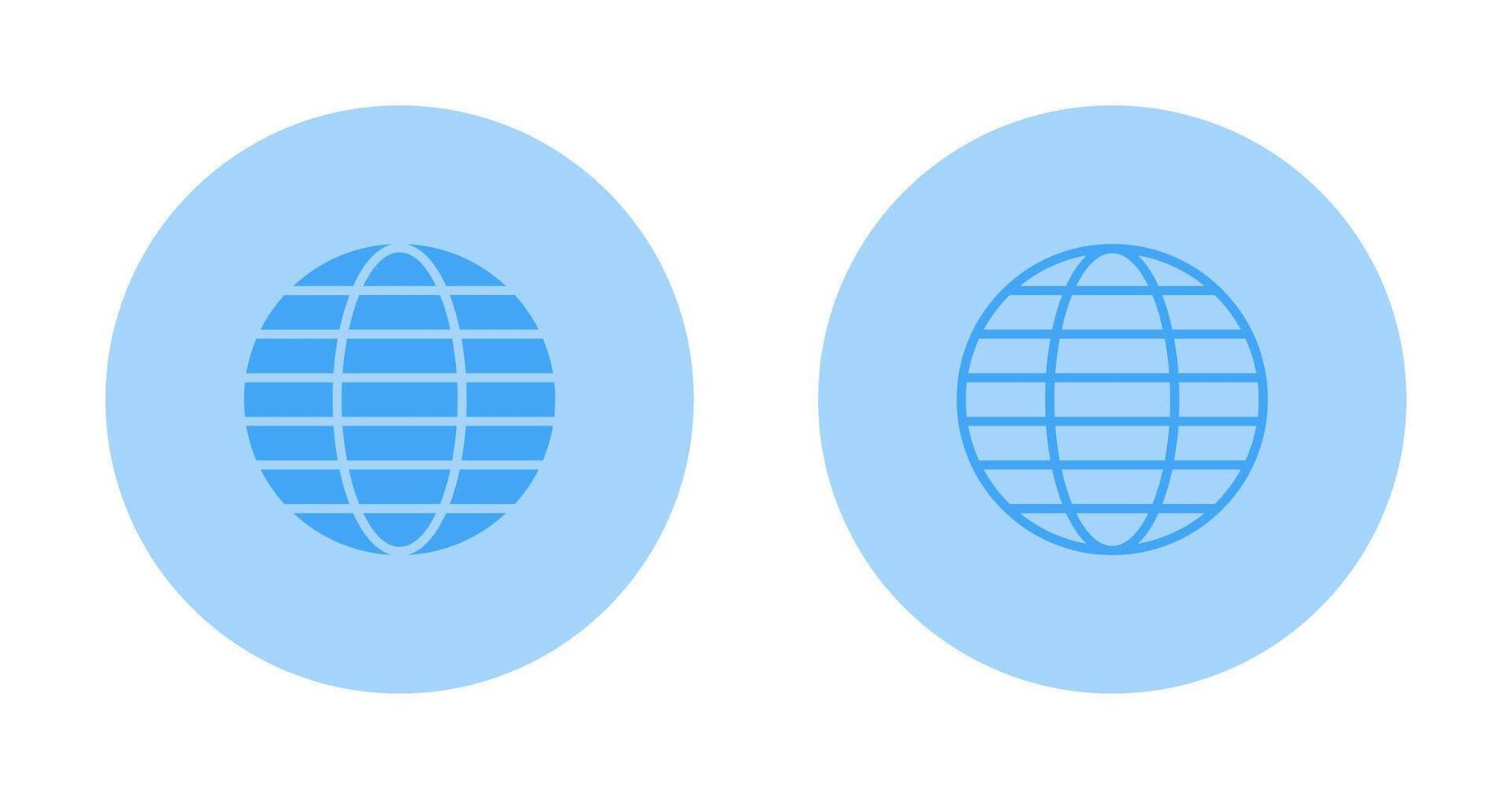 wereldbol vector pictogram