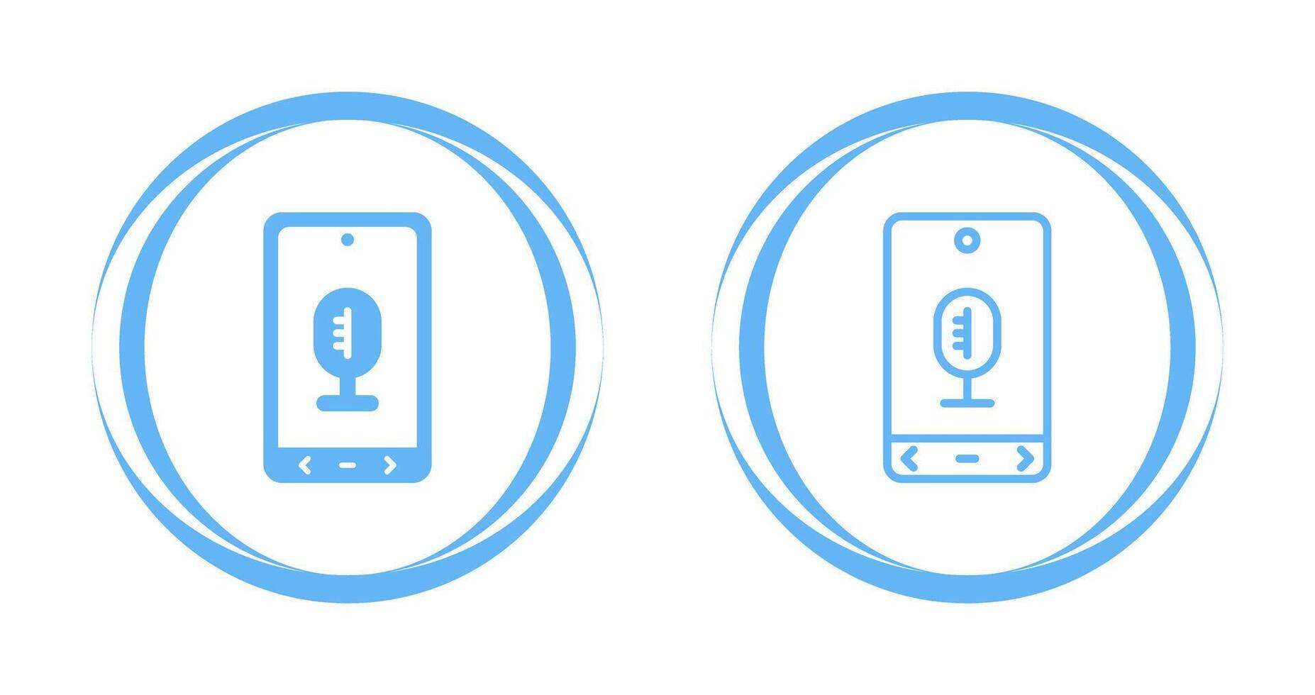 microfoon vector pictogram