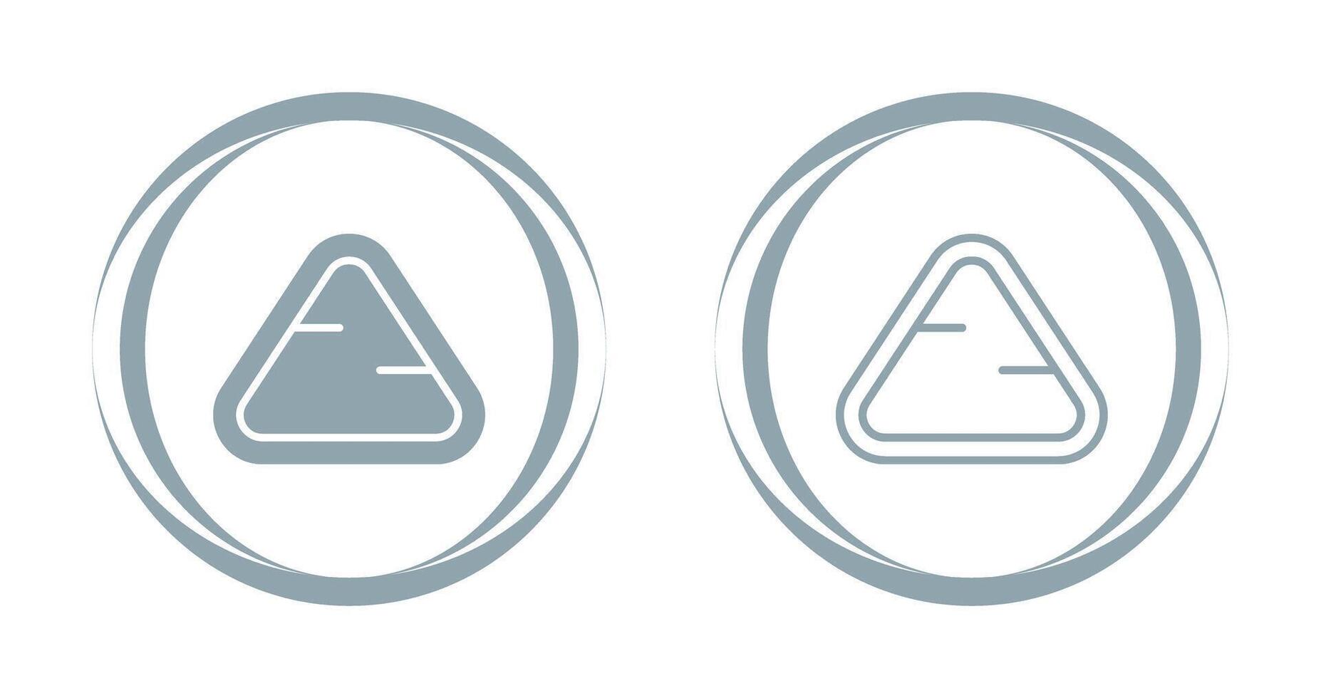 driehoek vector pictogram