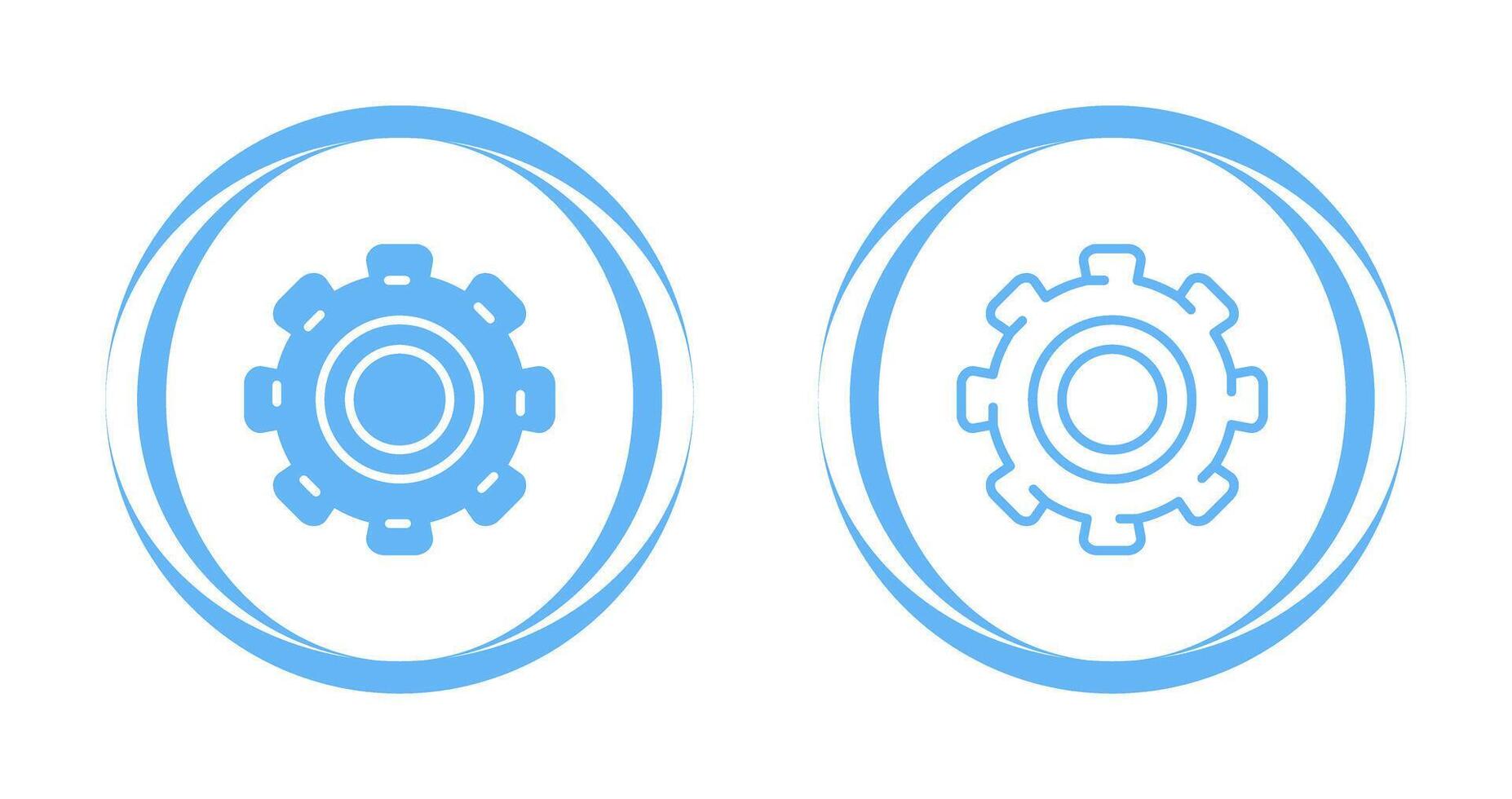 tandwiel vector pictogram