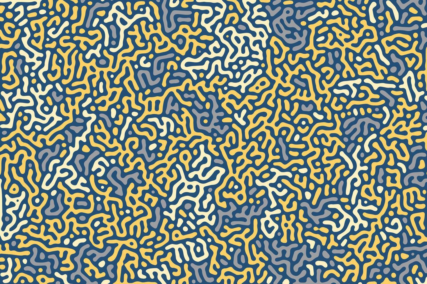 een levendig vector backdrop met een abstract, biologisch doolhof patroon, met vetgedrukt, golvend lijnen en een retro, kleurrijk ontwerp dat vormen een naadloos en meetkundig labyrint