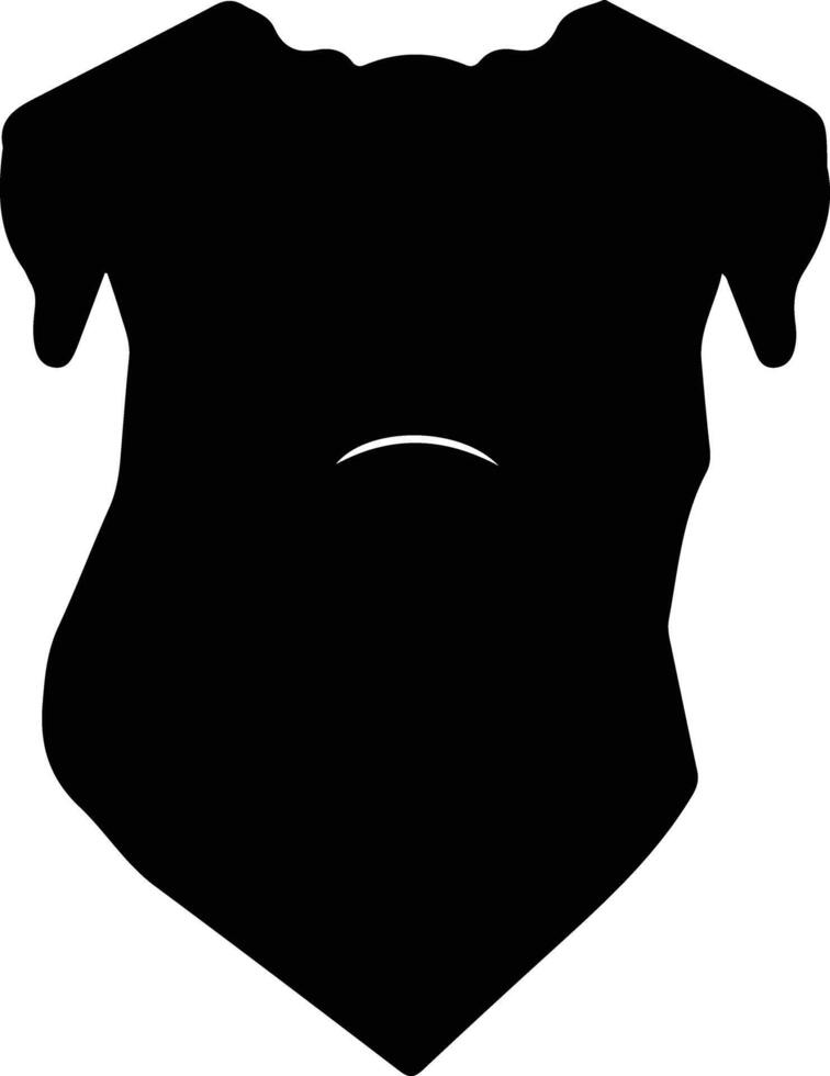 riet corso zwart silhouet vector