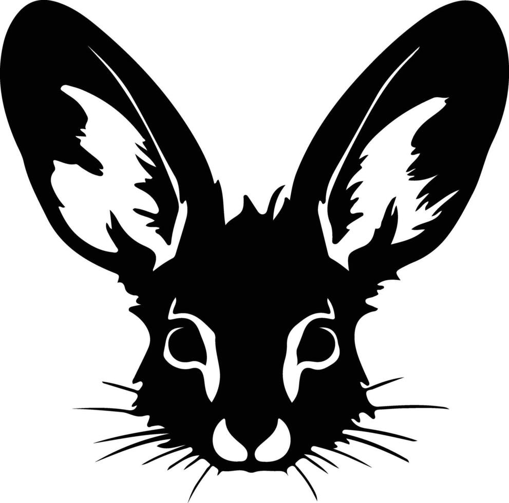 bilby silhouet portret vector