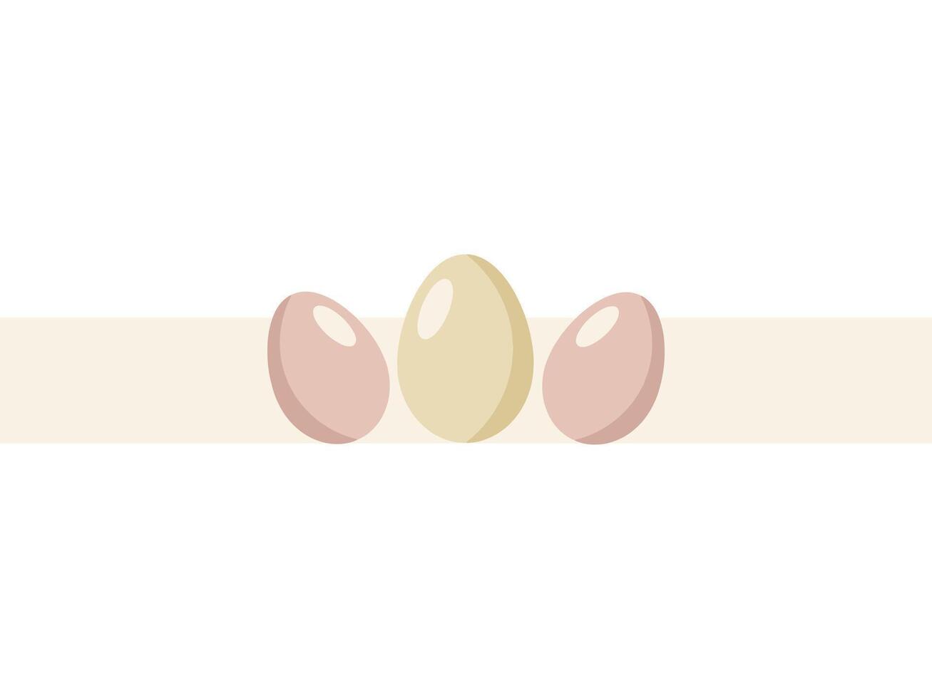 Pasen eieren met kader achtergrond vector