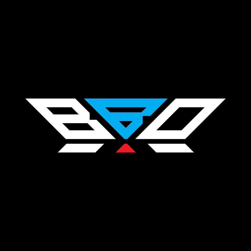 bbo brief logo vector ontwerp, bbo gemakkelijk en modern logo. bbo luxueus alfabet ontwerp