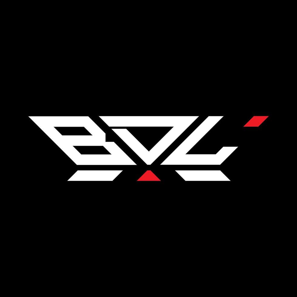 bdl brief logo vector ontwerp, bdl gemakkelijk en modern logo. bdl luxueus alfabet ontwerp