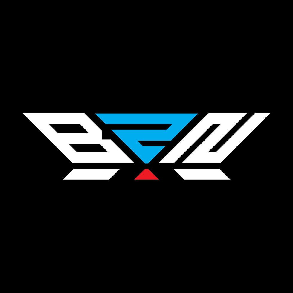 bzn brief logo vector ontwerp, bzn gemakkelijk en modern logo. bzn luxueus alfabet ontwerp