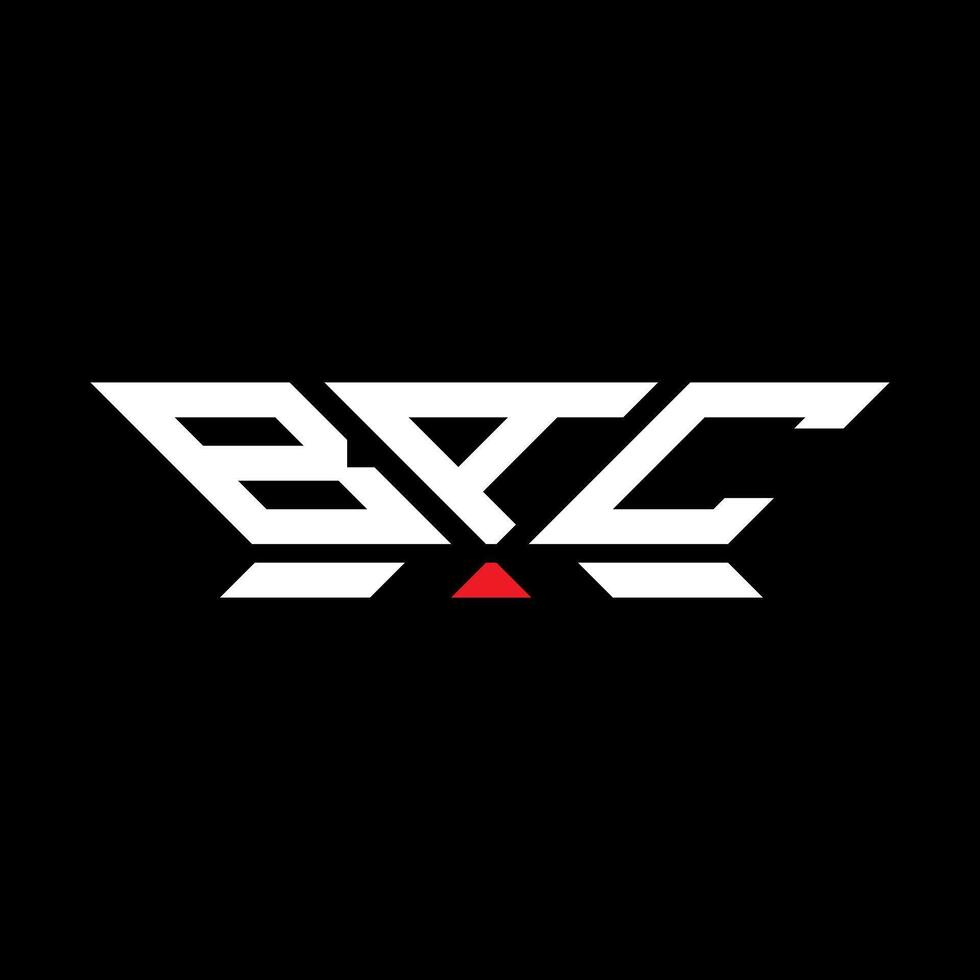 bac brief logo vector ontwerp, bac gemakkelijk en modern logo. bac luxueus alfabet ontwerp