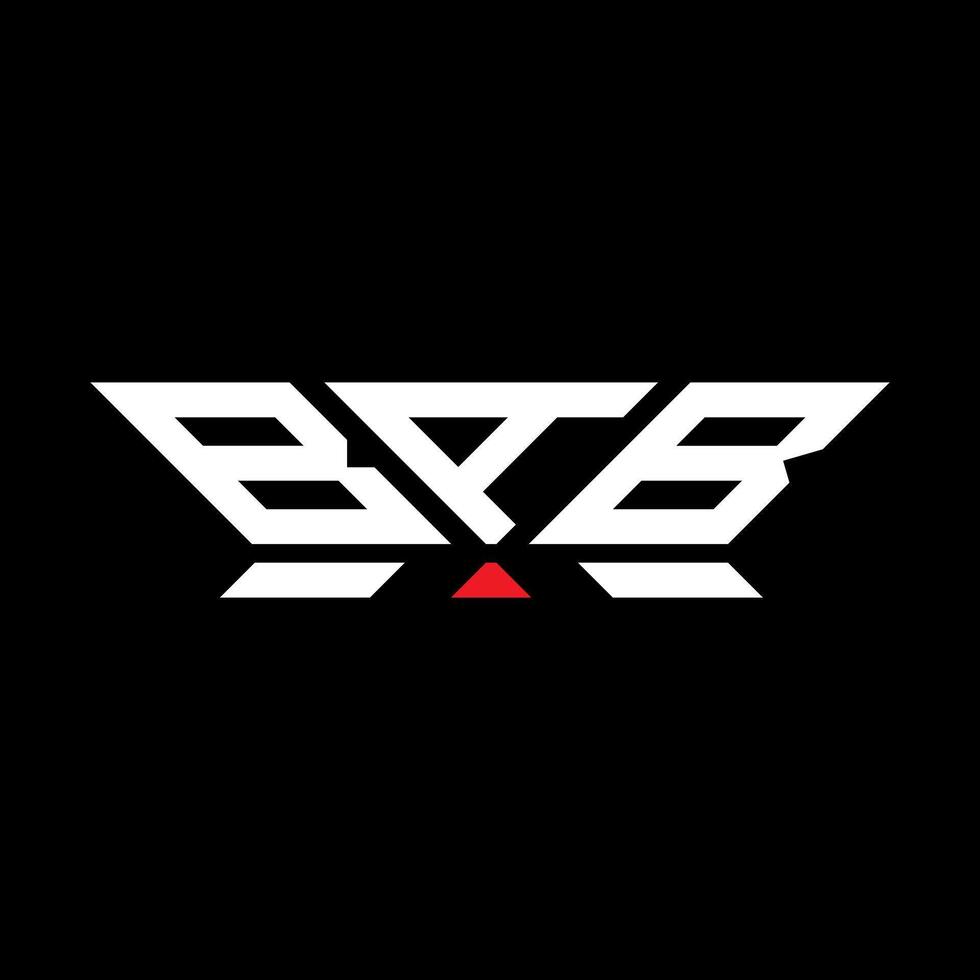 bab brief logo vector ontwerp, bab gemakkelijk en modern logo. bab luxueus alfabet ontwerp