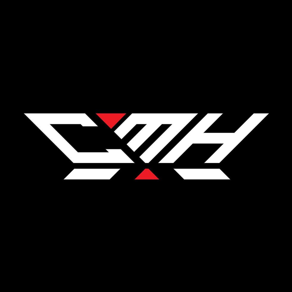 cmh brief logo vector ontwerp, cmh gemakkelijk en modern logo. cmh luxueus alfabet ontwerp
