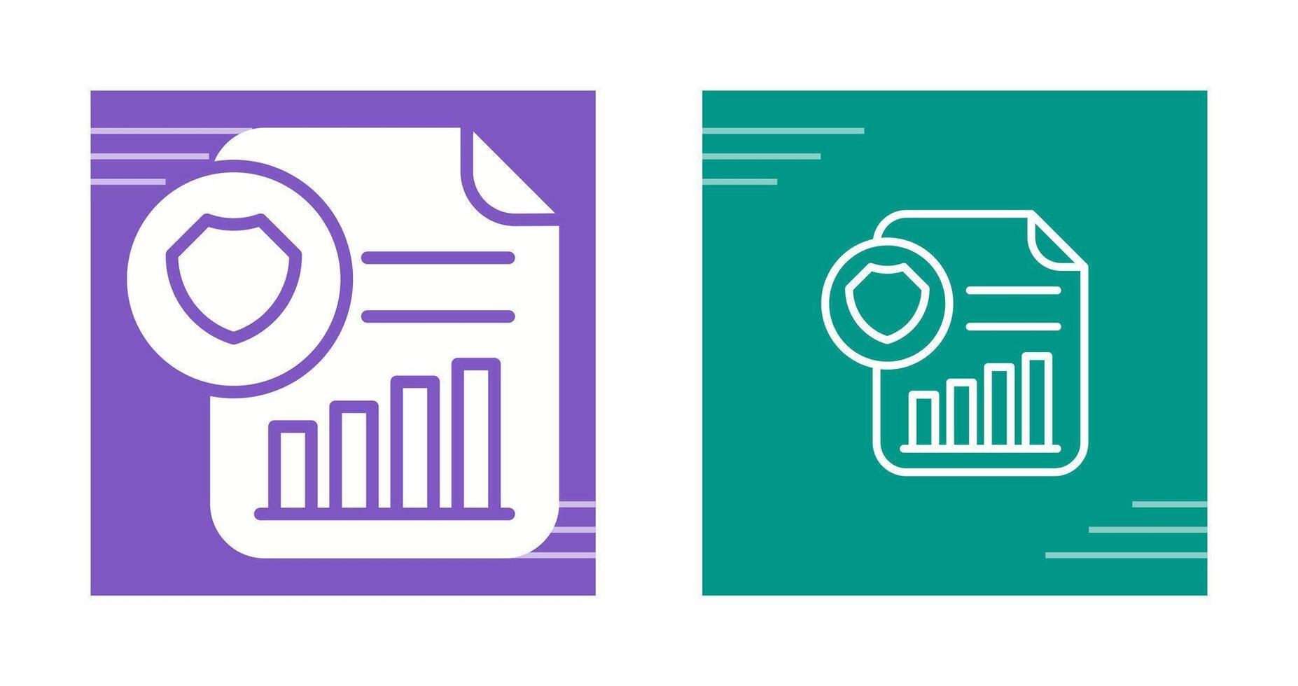 privacy analytics vector icoon