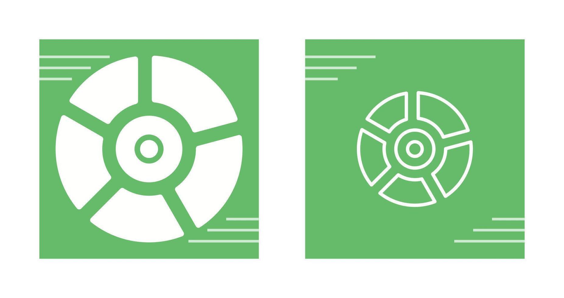 cirkeldiagram vector pictogram