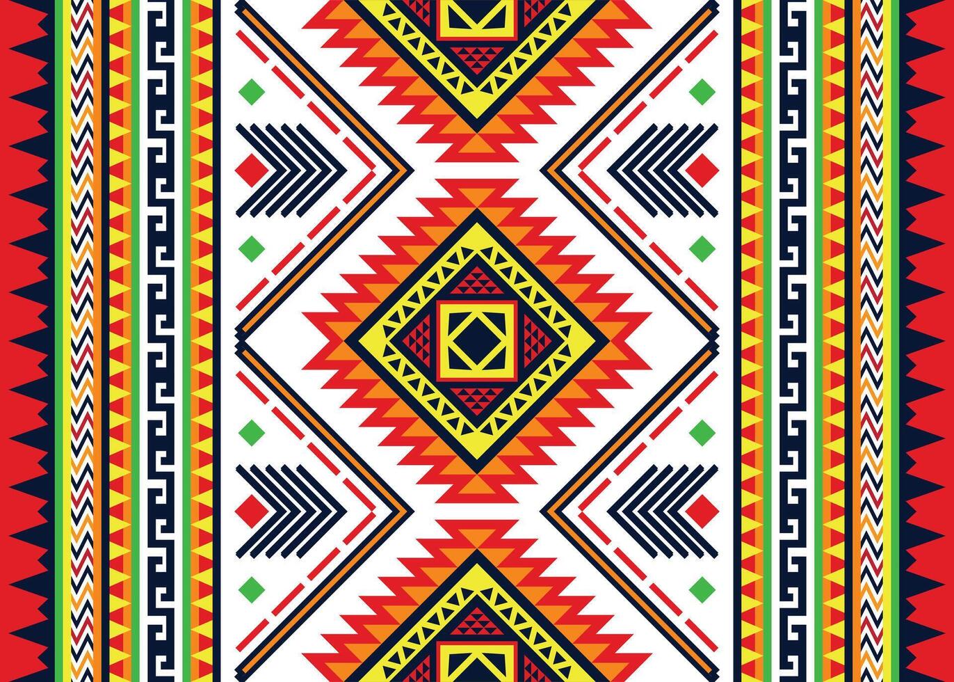 aztec tribal meetkundig etnisch naadloos patroon. wijnoogst inheems Amerikaans etnisch vector achtergrond. traditioneel ornament retro stijl. ontwerp textiel, kleding stof, kleding, gordijn, tapijt, ornament, inpakken.