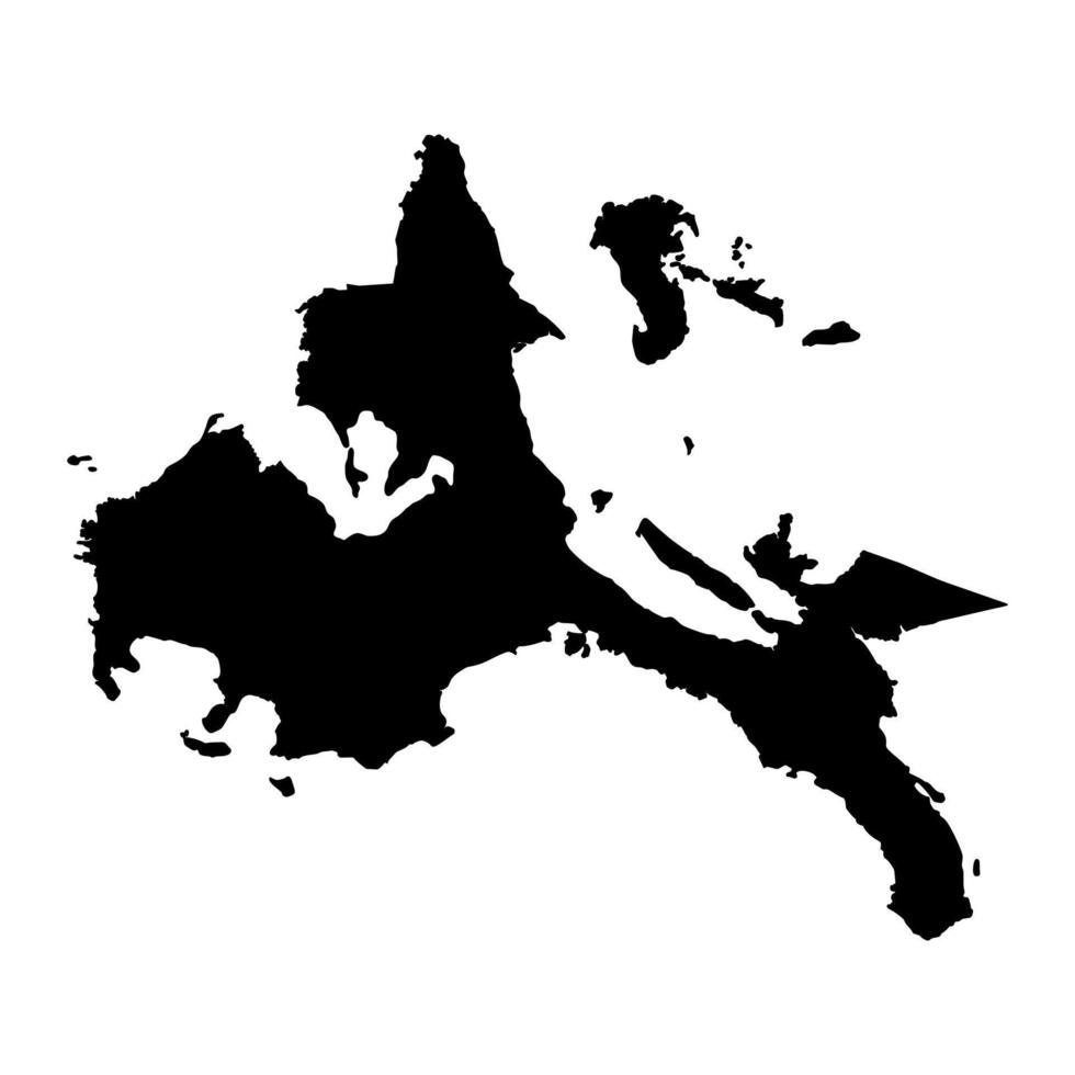 calabarzon regio kaart, administratief divisie van Filippijnen. vector illustratie.