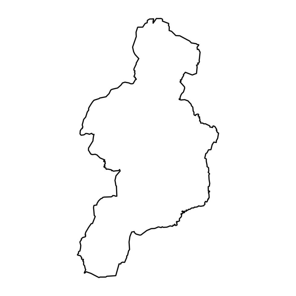 cordillera administratief regio kaart, administratief divisie van Filippijnen. vector illustratie.