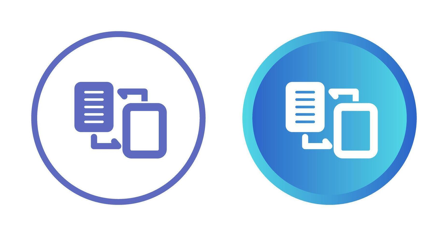 document migratie vector icoon