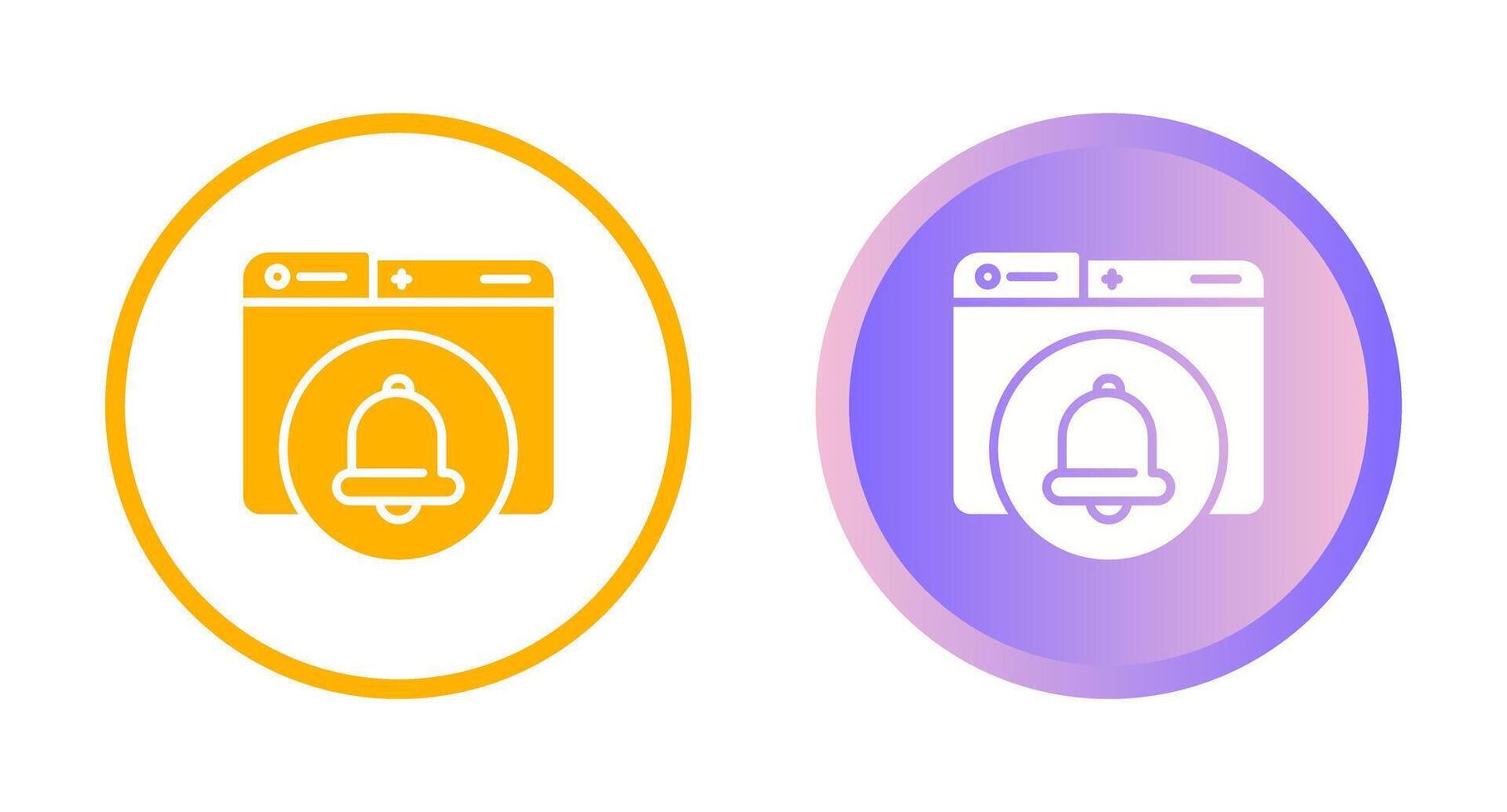 meldingsbel vectorpictogram vector