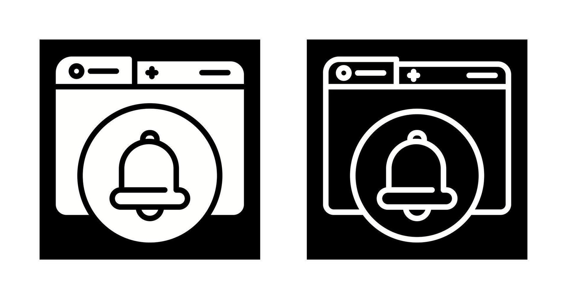 meldingsbel vectorpictogram vector