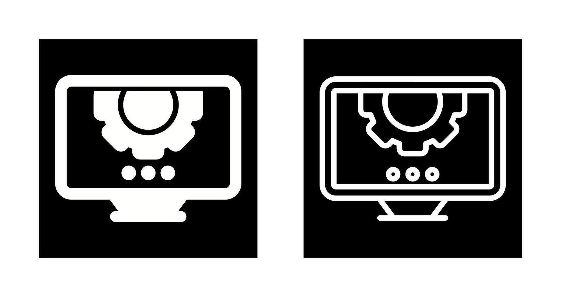 instellingen vector pictogram