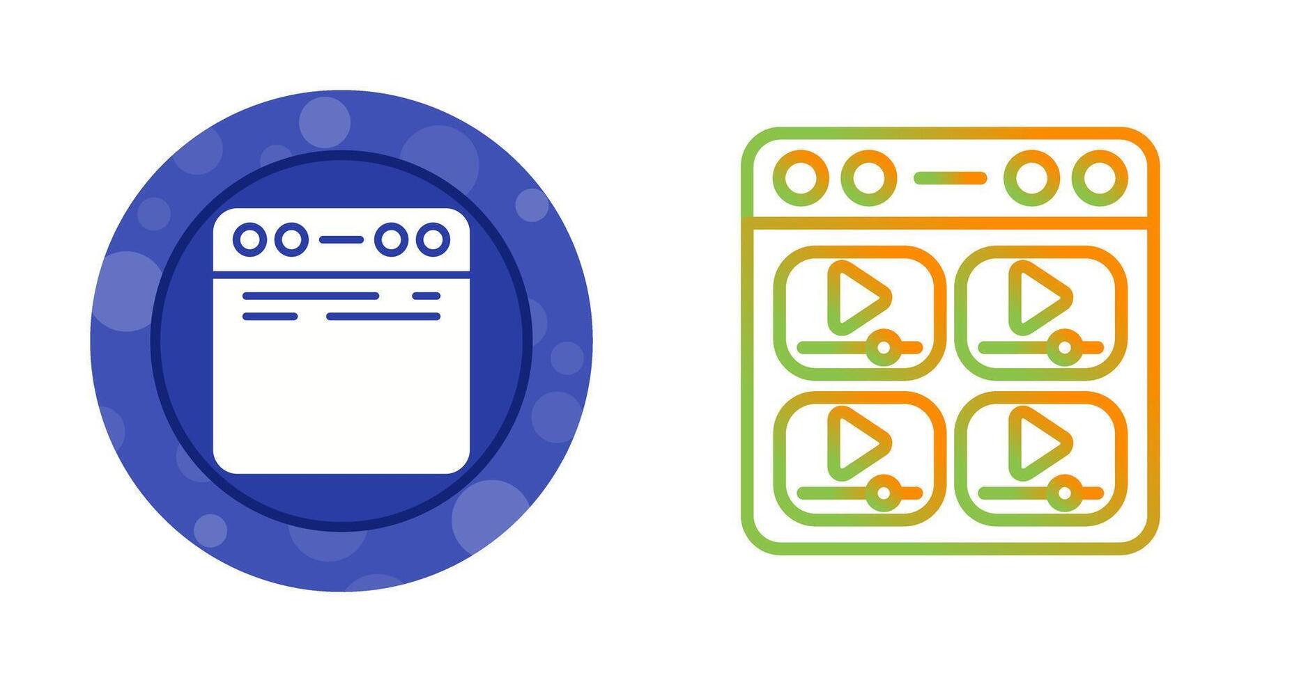 browser vector pictogram