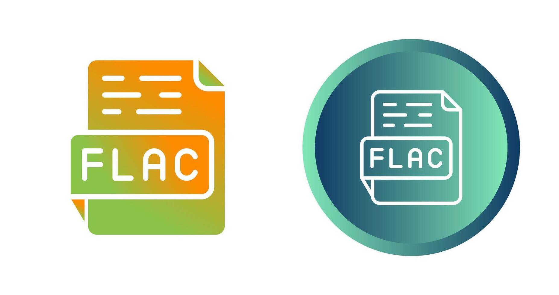 flac vector icoon