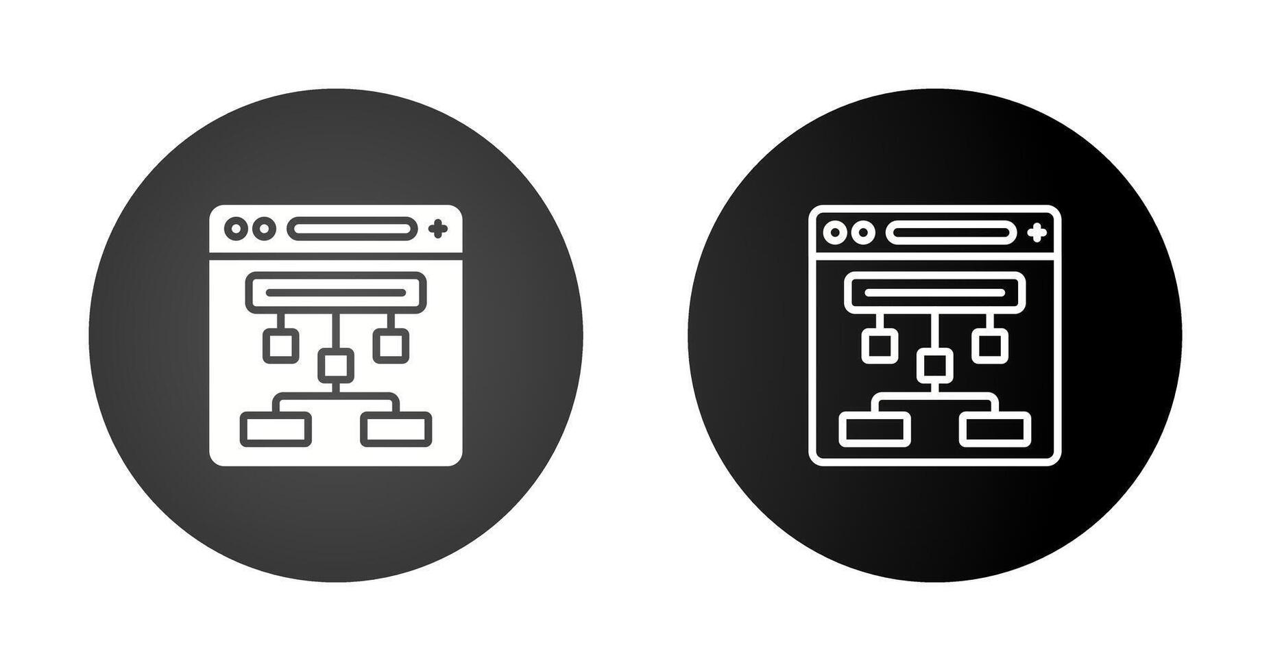 browser vector pictogram