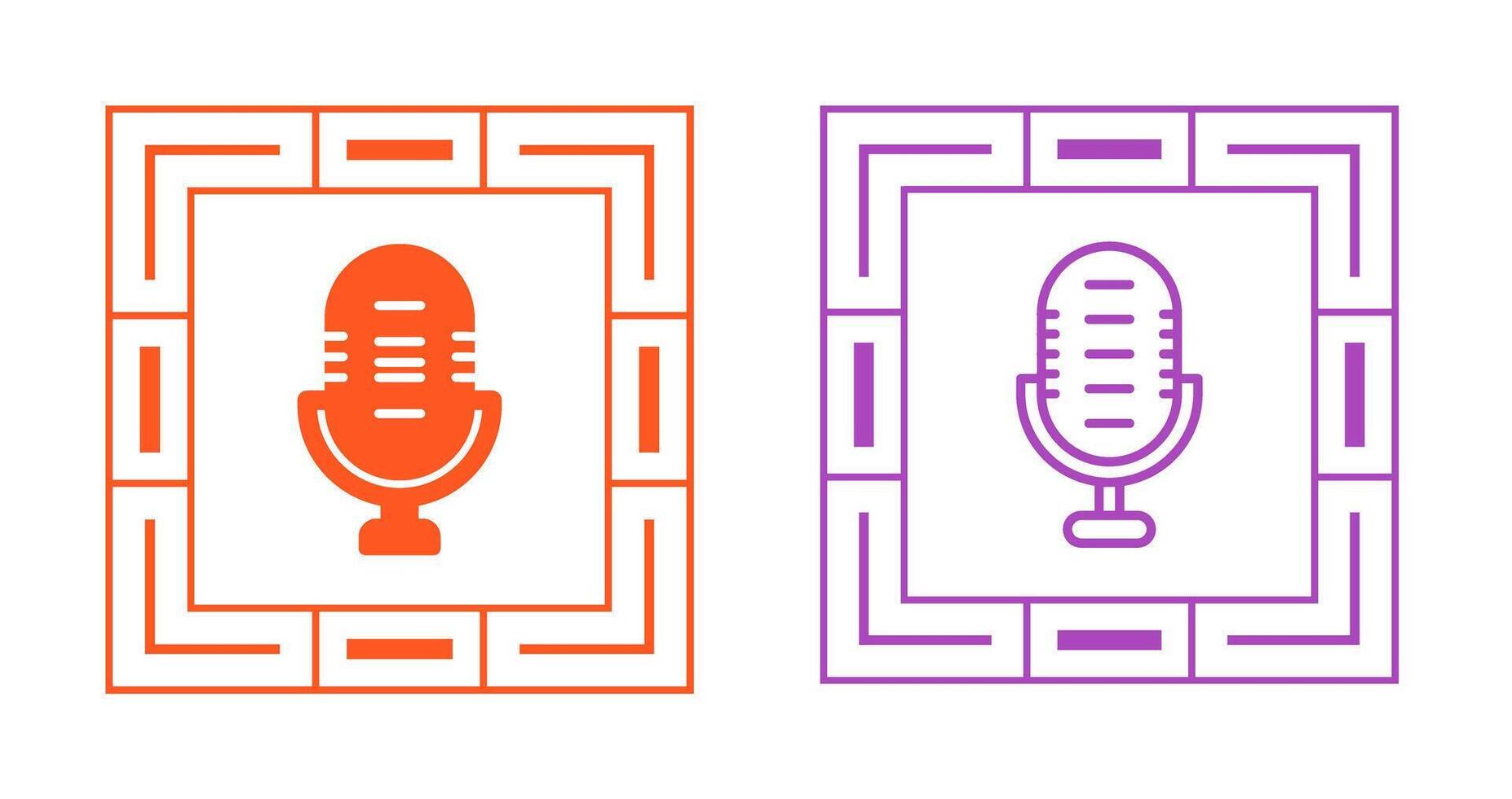 microfoon vector pictogram