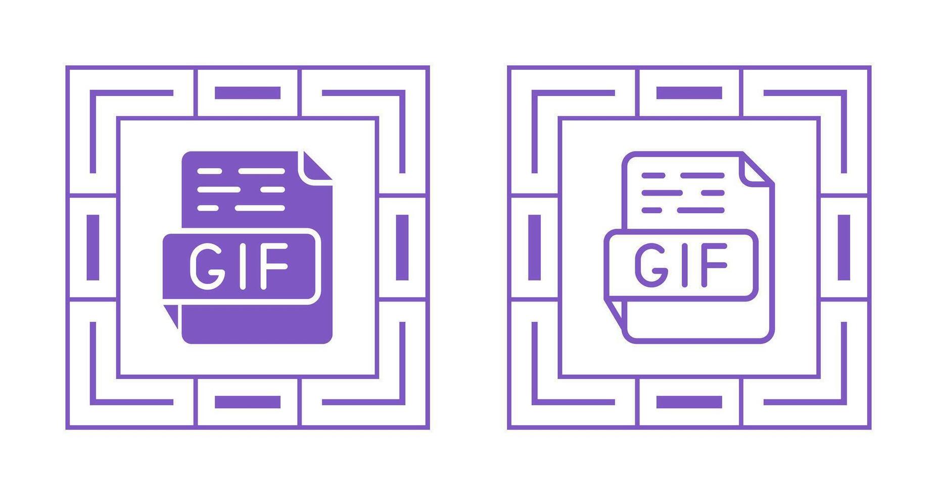 gif vector icoon