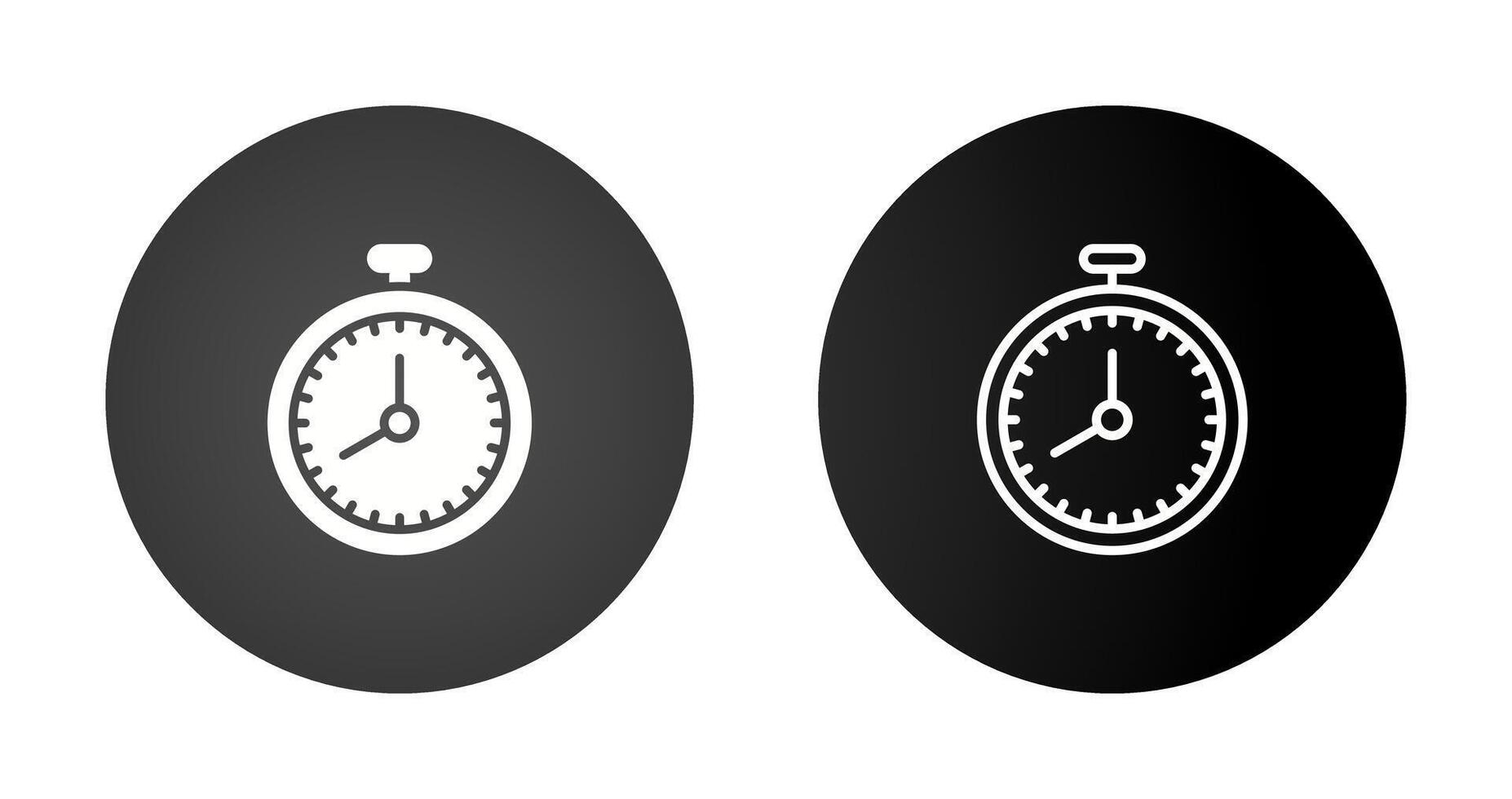 stopwatch vector pictogram