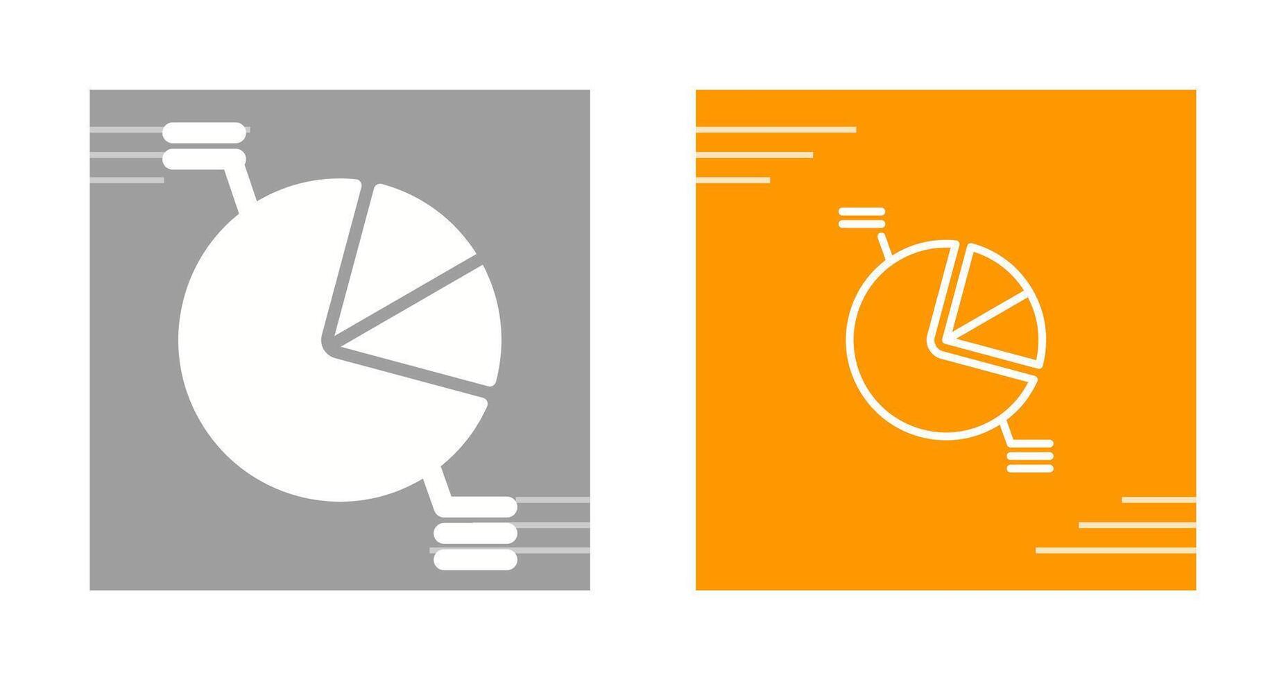 cirkeldiagram vector pictogram