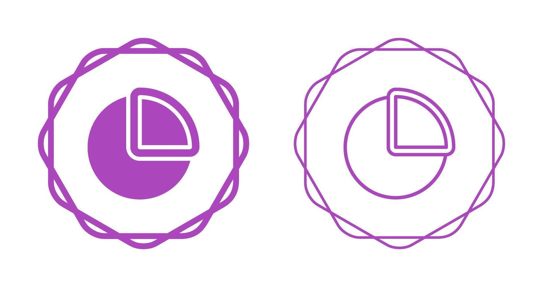 cirkeldiagram vector pictogram