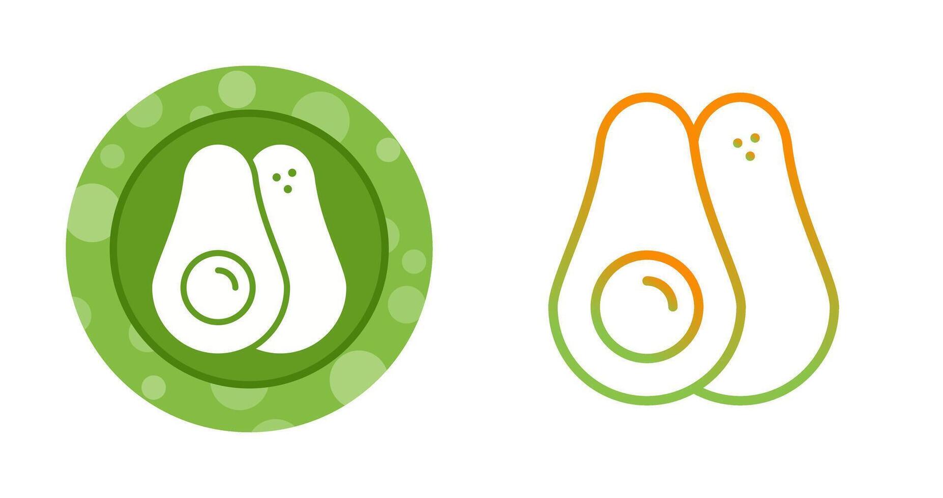 avocado vector icoon