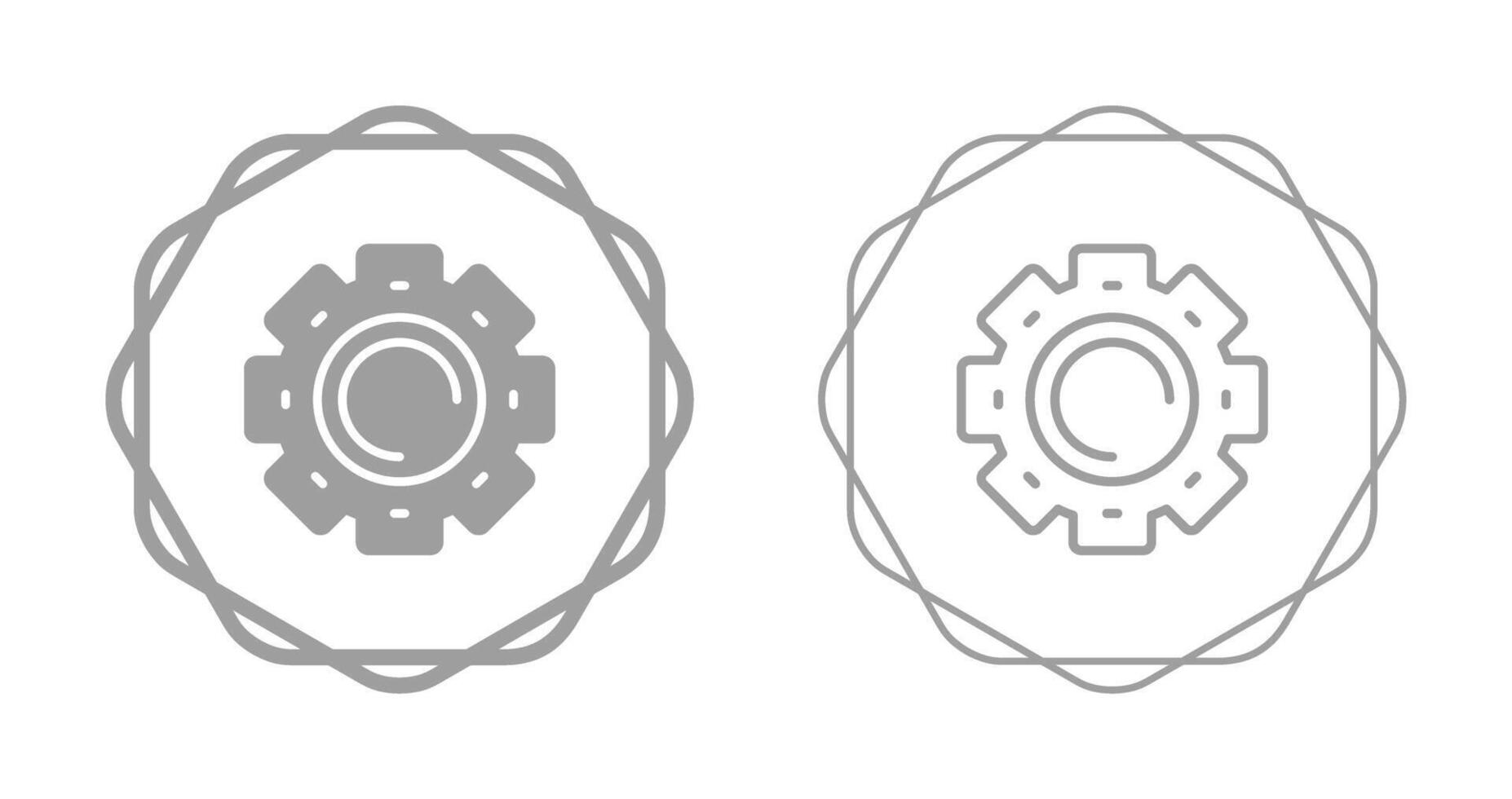 tandwiel vector pictogram