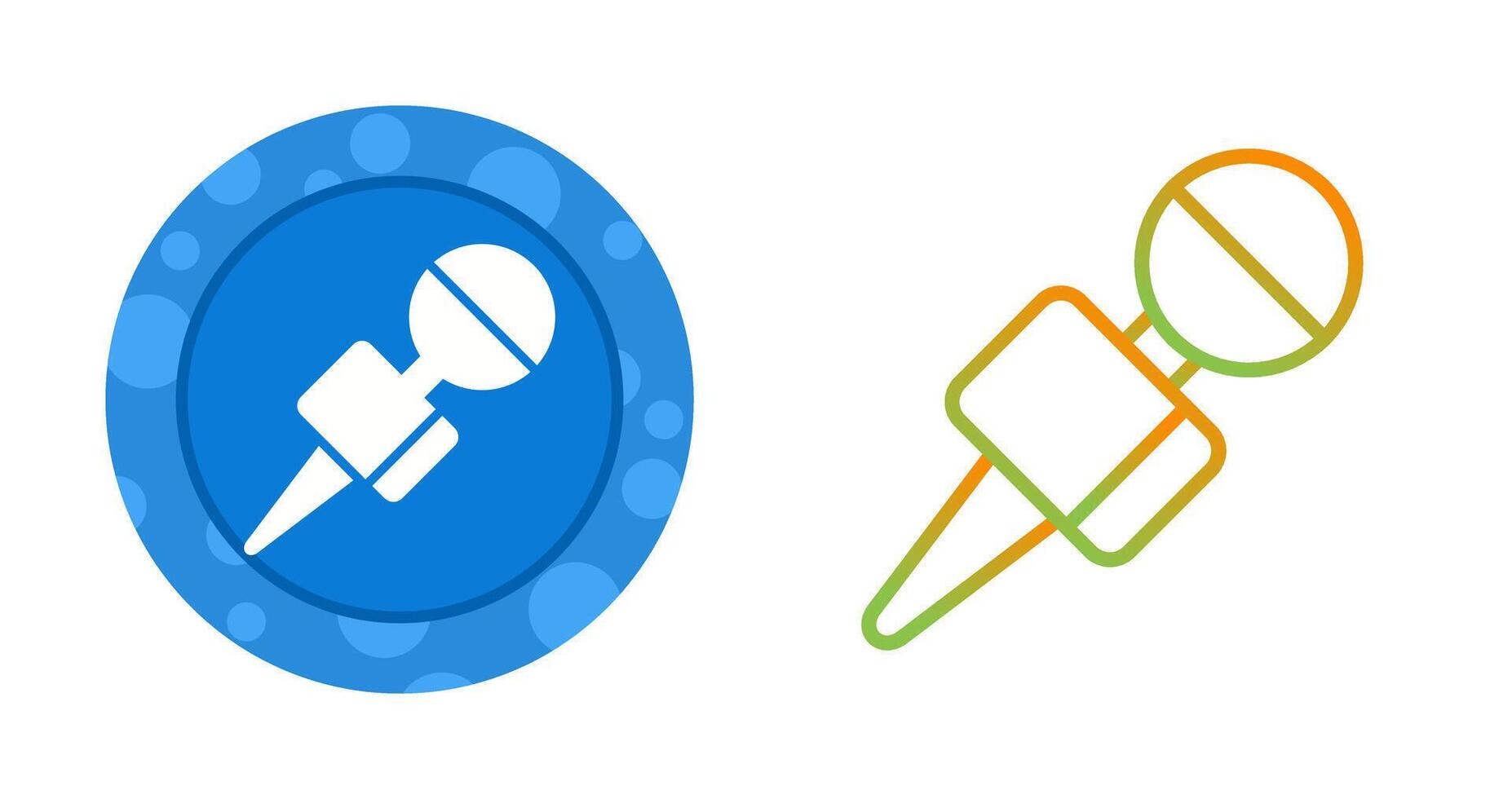 microfoon vector pictogram