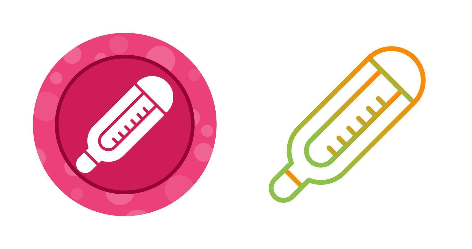 thermometer vector pictogram