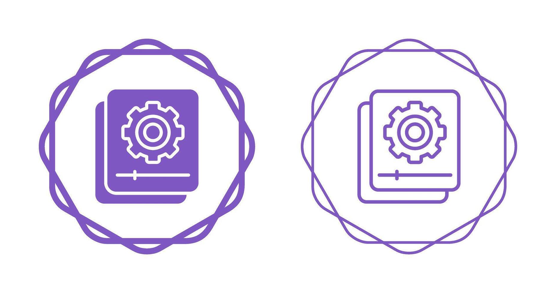 document automatisering vector icoon