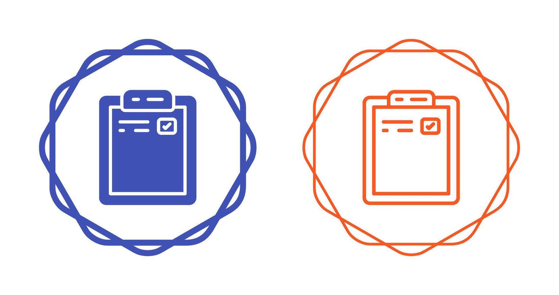 Klembord vector pictogram