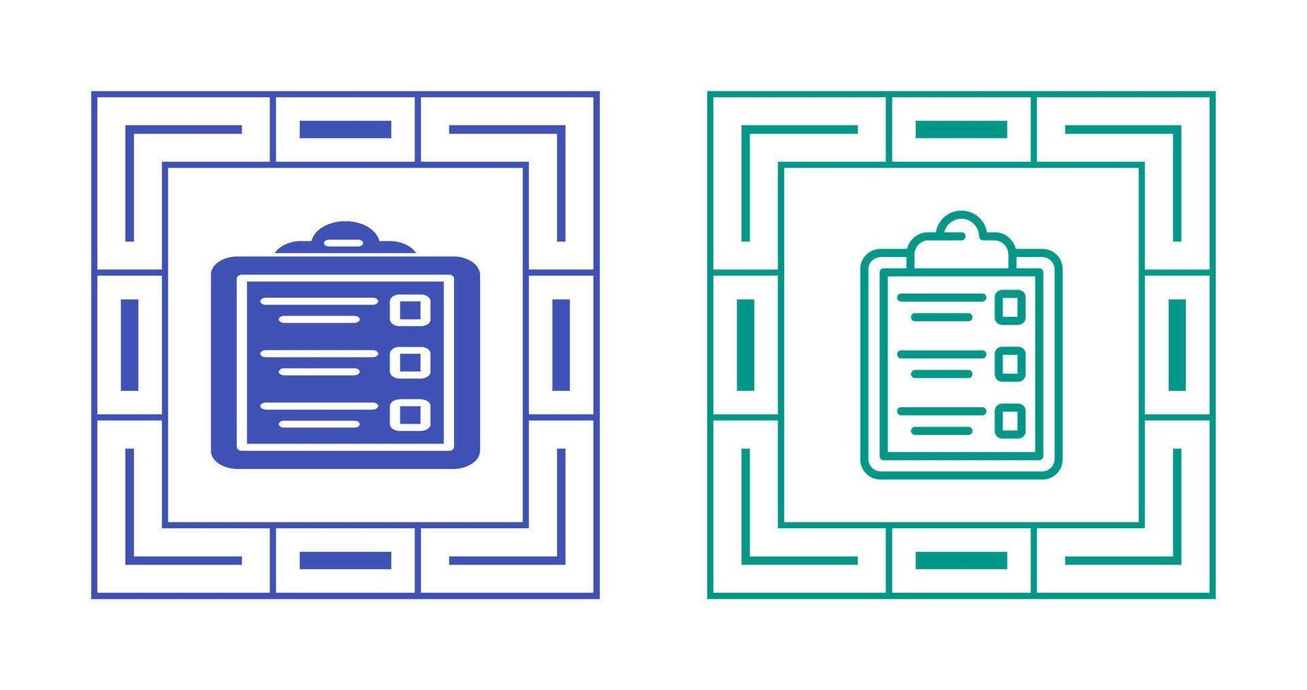 Klembord vector pictogram