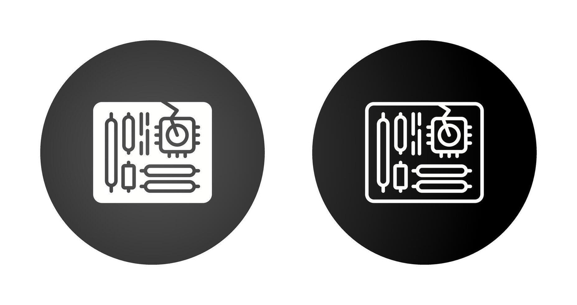 moederbord vector pictogram