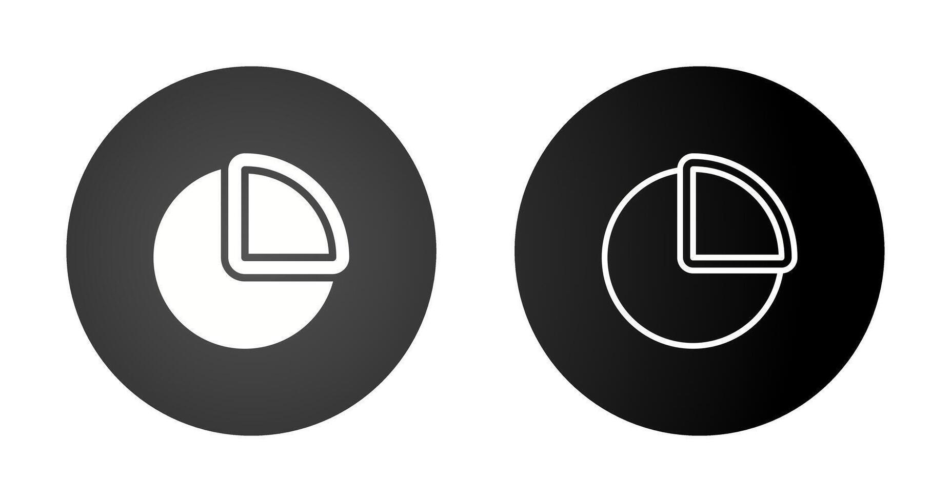 cirkeldiagram vector pictogram