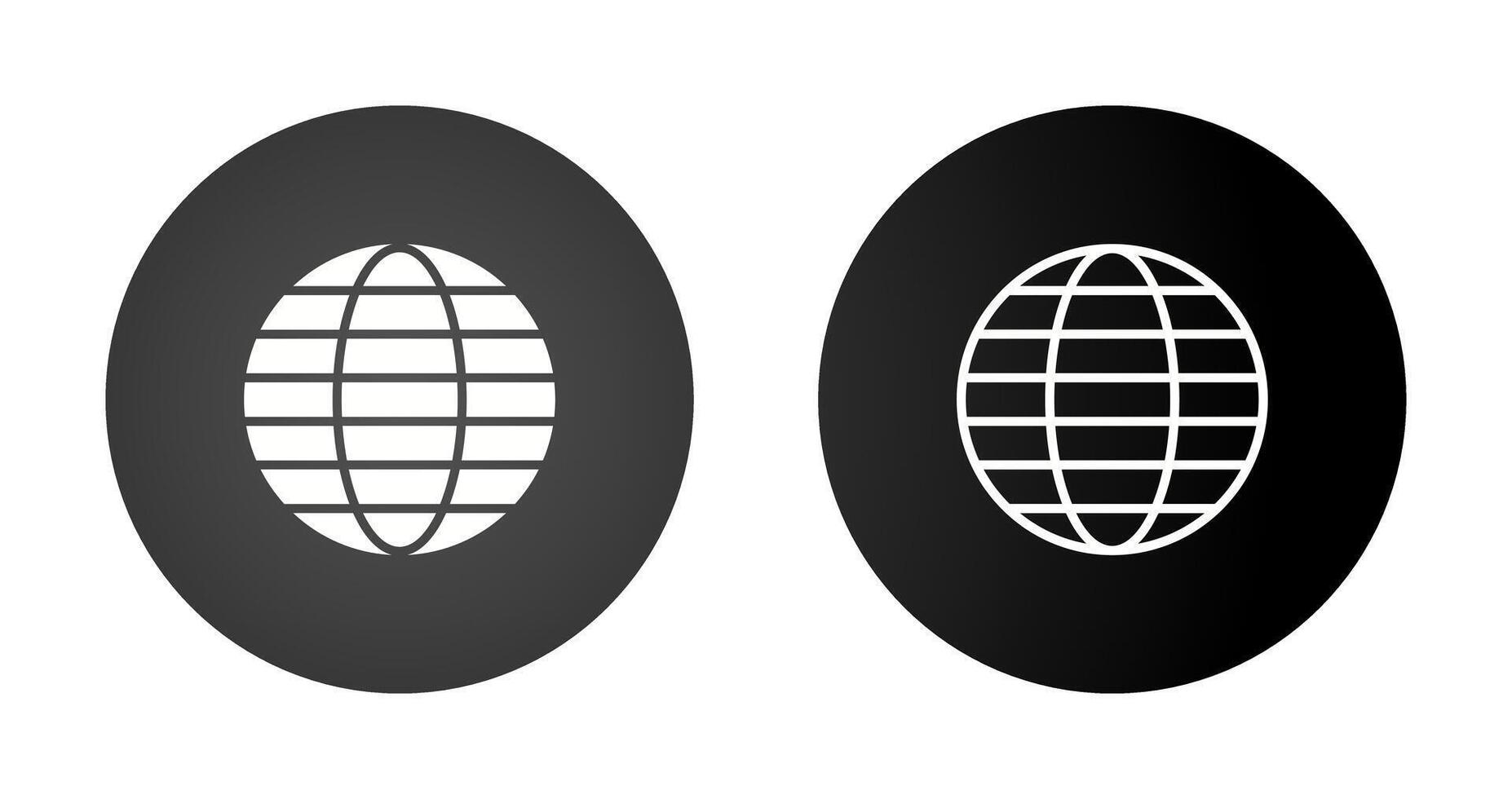 wereldbol vector pictogram