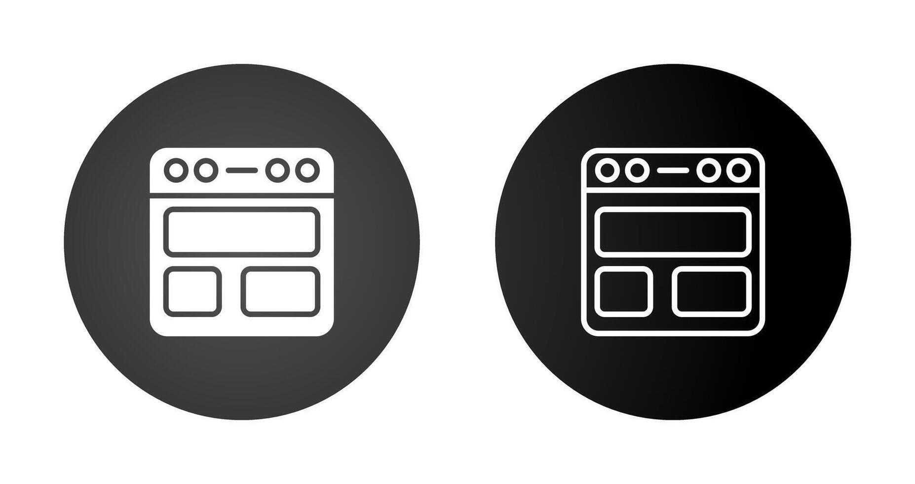 browser vector pictogram