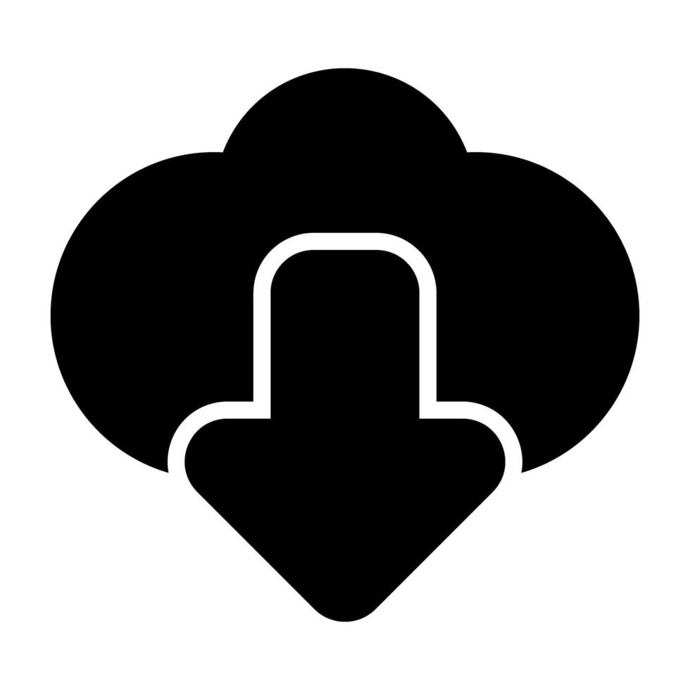 cloud computing vector icon