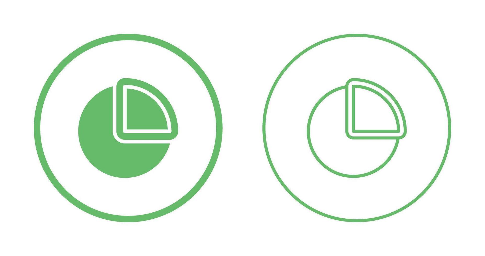 cirkeldiagram vector pictogram