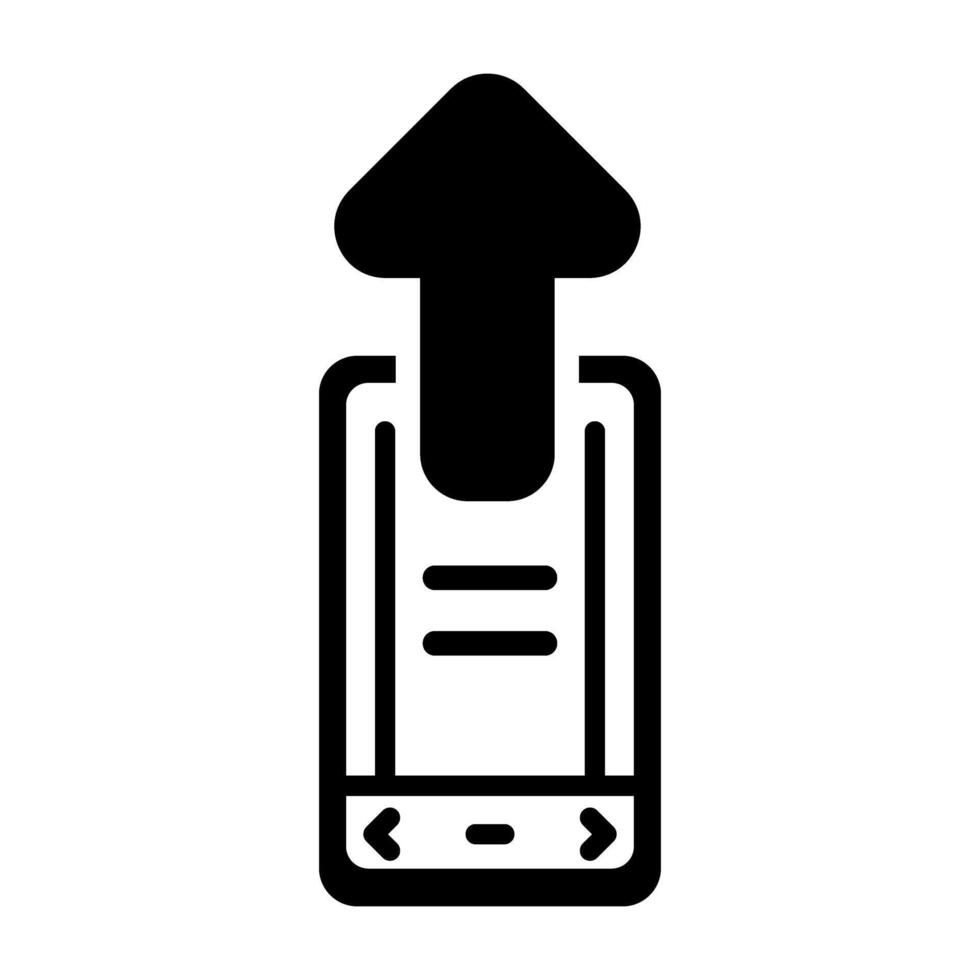 upgrade vector pictogram