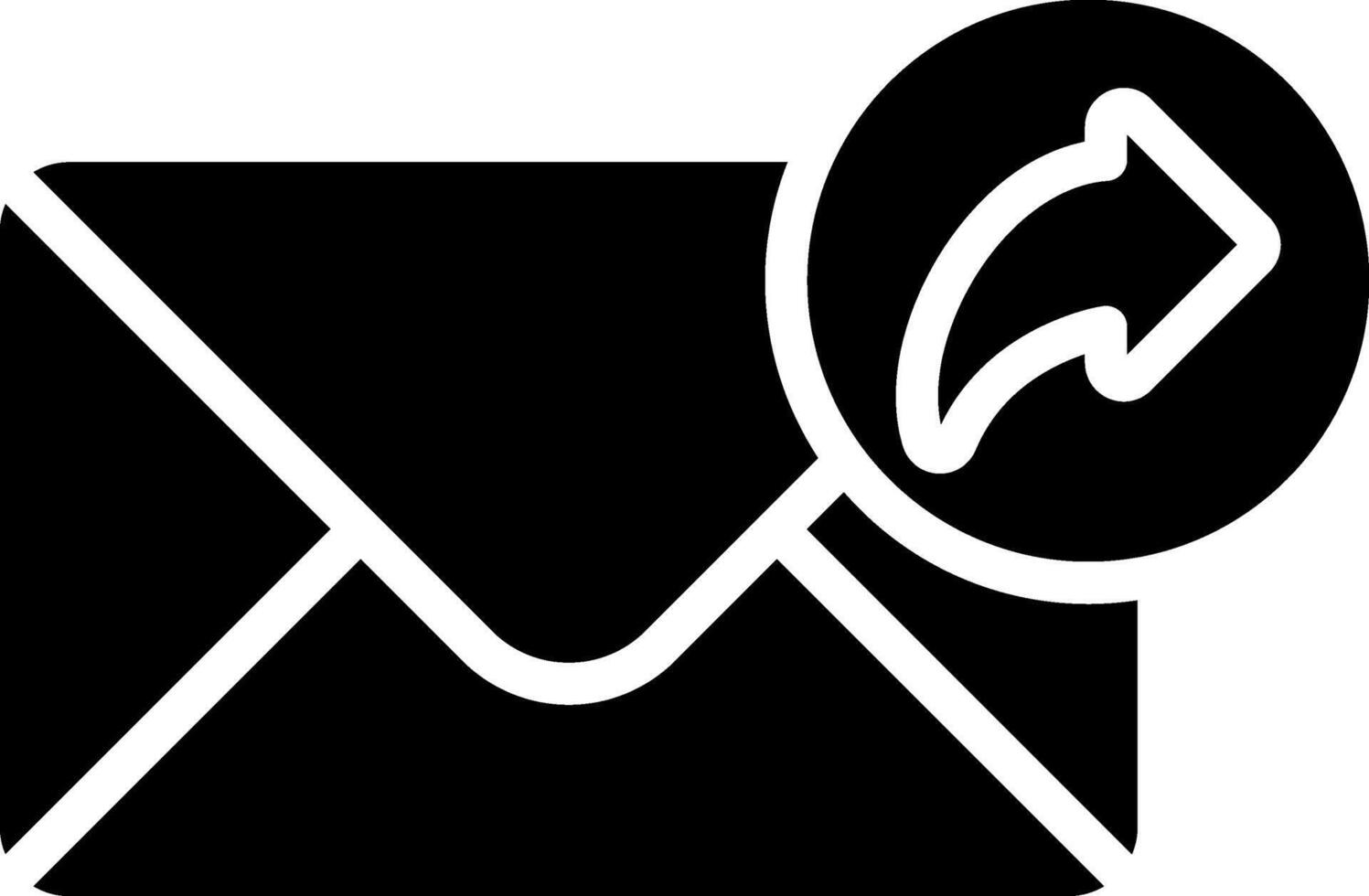 e-mail doorsturen vector icoon