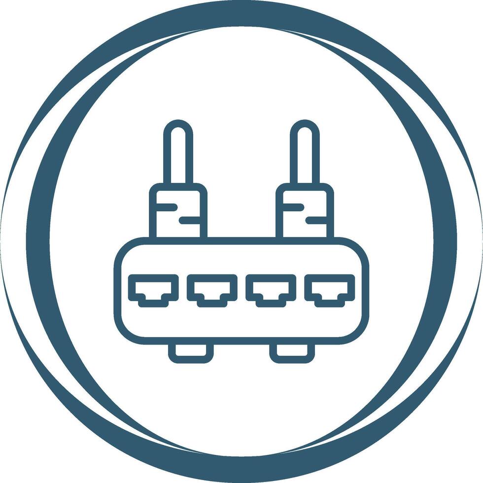 router vector pictogram