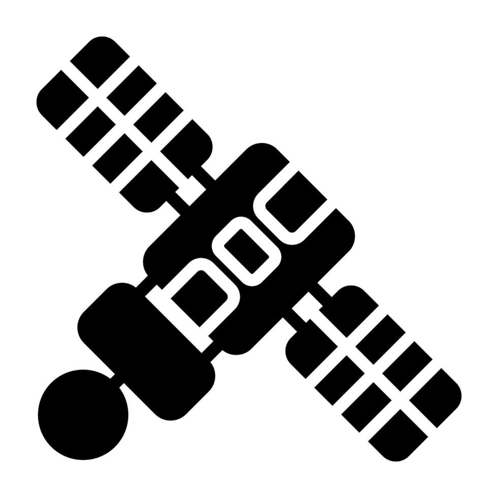 satelliet vector pictogram